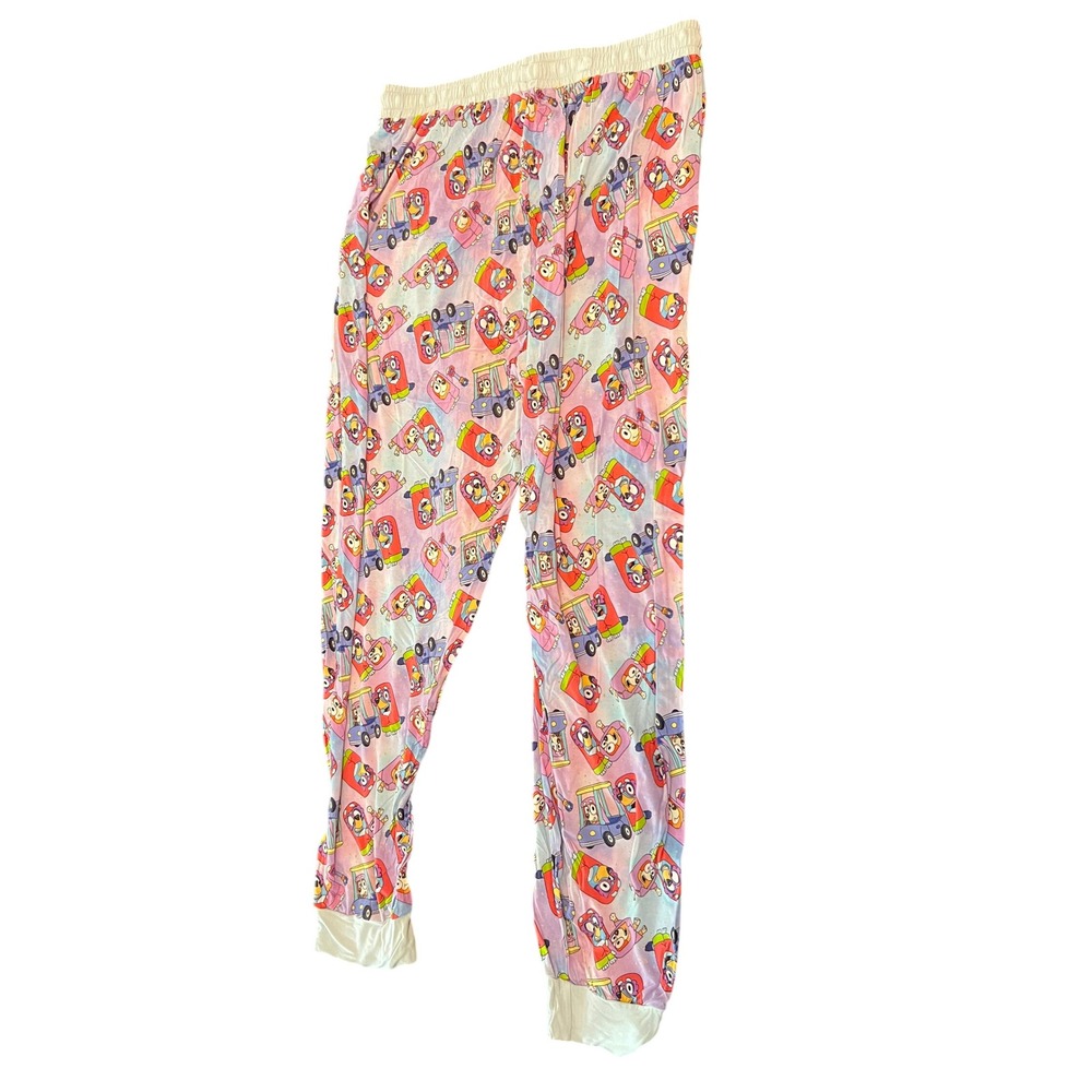 Wild Ivy Bluey Muffin Grannies Bamboo Pajama Jogger Pants 4XL Plus Size Purple - Picture 7 of 8